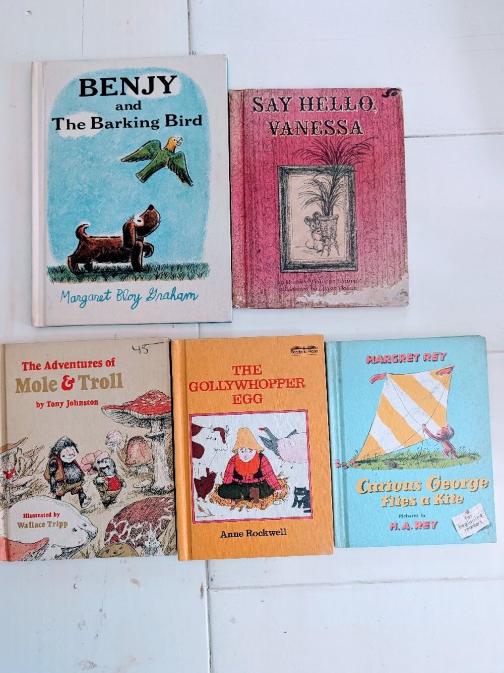 Lot of 5 VTG Weekly Reader Children's Books 50s 70s Book Club Toddler Read-To-Me